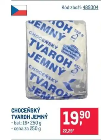Makro Choceňský tvaroh jemný nabídka