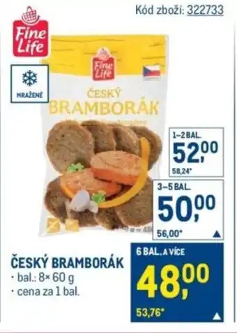 Makro Český bramborák nabídka