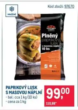 Makro Paprikový lusk s masovou náplni nabídka