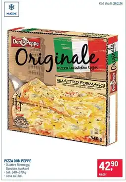 Makro Pizza Don Peppe nabídka