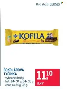 Makro Kofila Čokoládová tyčinka nabídka