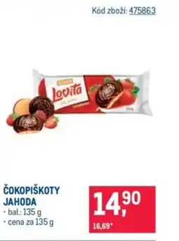 Makro Čokopiškoty jahoda nabídka