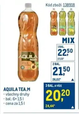 Makro Aquila Tea.m nabídka
