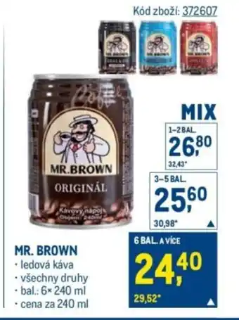 Makro Mr. Brown nabídka