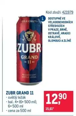 Makro Zubr Grand 11 nabídka