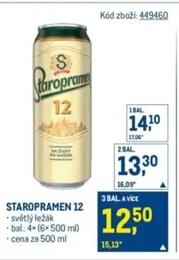 Makro Staropramen 12 nabídka