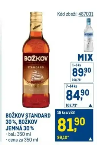 Makro Božkov standard 30%, Božkov jemná 30% nabídka