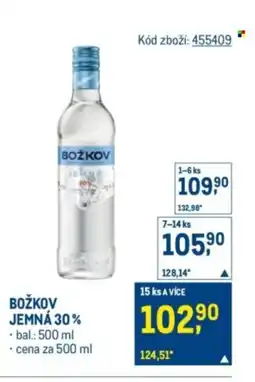 Makro Božkov Jemná 30% nabídka