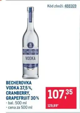 Makro Becherovka vodka 37,5%, cranberry, grapefruit 30% nabídka
