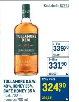 Makro TULLAMORE D.E.W. 40%, honey 35% , café honey 35% nabídka