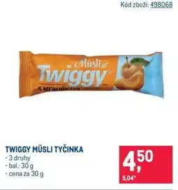 Makro Twiggy Müsli tyčinka nabídka