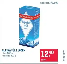 Makro Alpská sůl s jodem nabídka