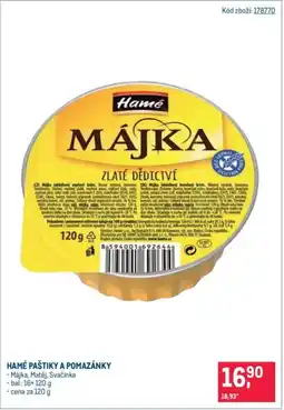 Makro Hamé paštiky a pomazánky nabídka