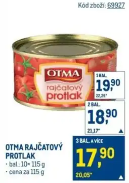 Makro Otma rajčatový protlak nabídka