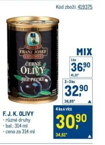Makro F. J. K. Olivy nabídka