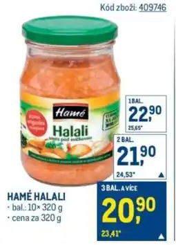Makro Hamé halali nabídka