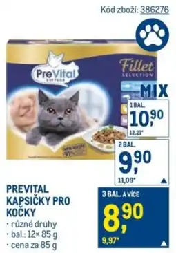 Makro Prevital Kapsičky pro kočky nabídka