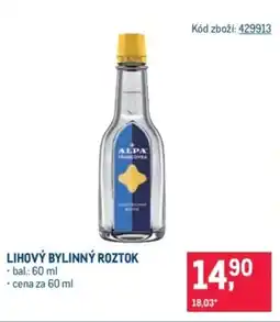 Makro Lihový bylinný roztok nabídka