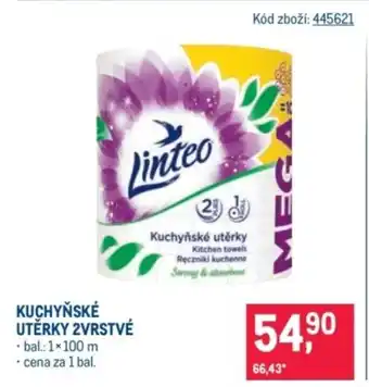 Makro Linteo Kuchyňské utěrky 2vrstvé nabídka