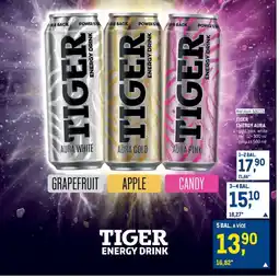 Makro Tiger energy drink nabídka