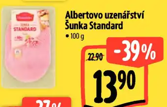 Albert Albertovo uzenářství Šunka Standard nabídka