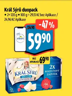 Albert Král Sýrů duopack nabídka
