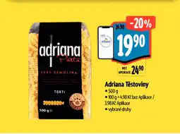 Albert Adriana Těstoviny nabídka