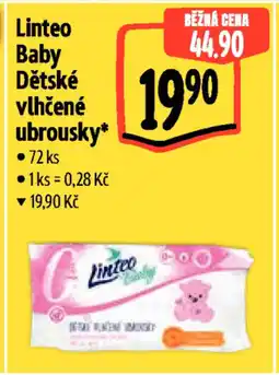 Albert Linteo Baby Dětské vlhčené ubrousky nabídka