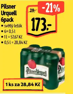 Albert Pilsner Urquell 6pack nabídka