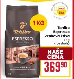 Billa Tchibo Espresso Zrnková káva nabídka