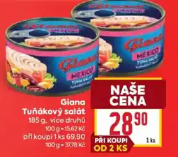 Billa Giana Tuňákový salát nabídka