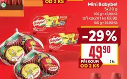 Billa Mini Babybel nabídka