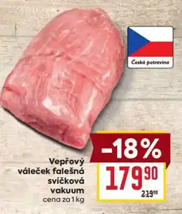 Billa Vepřový váleček falešná svíčková vakuum nabídka