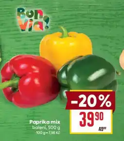 Billa Paprika mix nabídka