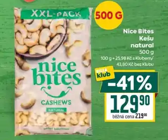 Billa Nice Bites Kešu natural nabídka