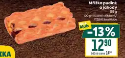 Billa Mřížka pudink a jahody nabídka