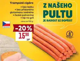 Billa Trampské cigáro nabídka