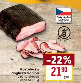 Billa Kostelecká anglická slanina nabídka