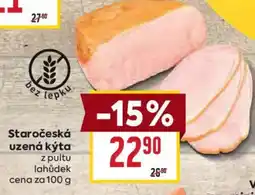Billa Staročeská uzená kýta nabídka