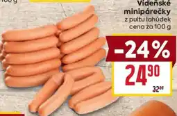 Billa Vídeňské minipárečky nabídka
