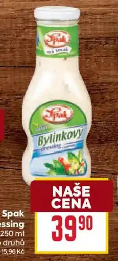 Billa Spak Dressing nabídka