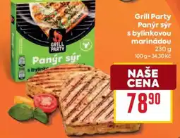 Billa Grill Party Panýr sýr s bylinkovou marinádou nabídka