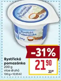 Billa Bystřická pomazánka nabídka