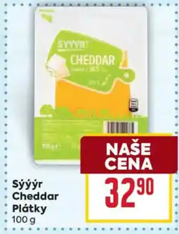 Billa Sýýýr Cheddar Plátky nabídka
