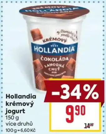 Billa Hollandia krémový jogurt nabídka