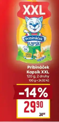 Billa Pribináček Kapsík XXL nabídka