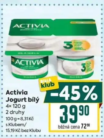 Billa Activia Jogurt bílý nabídka