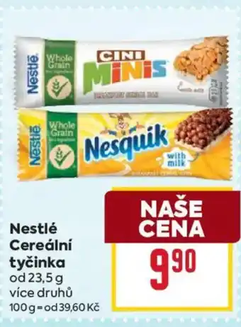 Billa Nestlé Cereální tyčinka nabídka