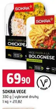 Terno SOKRA VEGE 330 g vybrané druhy nabídka