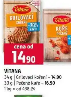 Terno VITANA 34 g Grilovací koření 30 g Pečené kuře nabídka